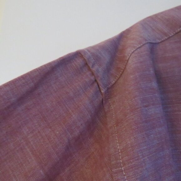 POWER OF MY PEOPLE The Wayward Fit Feeling 100% Cotton Shirt Dusky Red Pink XS - Picture 5 of 14